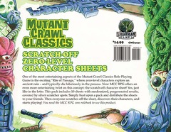 Mutant Crawl Classic - Scratch -Off Zero Level Character Sheets